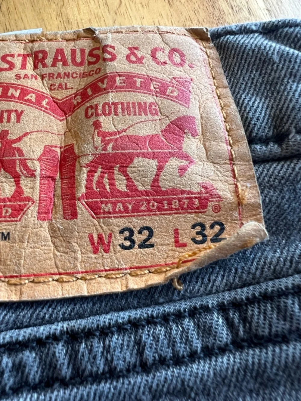 Levi’s 514 Straight Jeans Men’s 32x32 Gray Wash Denim